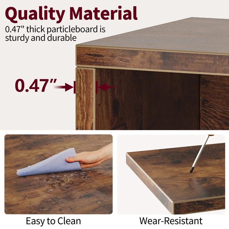 5-Tier Bookcase, Book Shelf, Open Storage Shelf, for Living Room, Home Office, Dinning Room